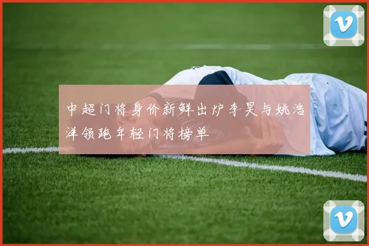 中超门将身价新鲜出炉李昊与姚浩洋领跑年轻门将榜单